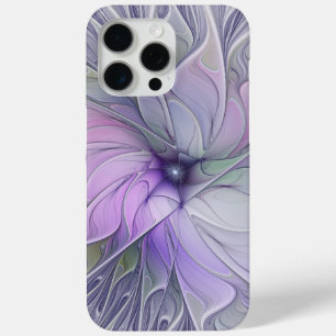 Stunning Beauty Modern Abstract Fractal Art Flower iPhone 15 Pro Max Case