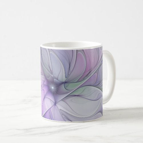 Stunning Beauty Modern Abstract Fractal Art Flower Coffee Mug