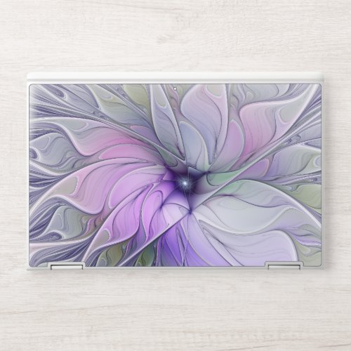 Stunning Beauty Modern Abstract Fractal Art Flower HP Laptop Skin