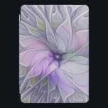 Stunning Beauty Modern Abstract Fractal Art Flower iPad Pro Cover<br><div class="desc">A modern abstract fantasy flower fractal with soft colors. 
Design for your iPad Pro cover and more.</div>