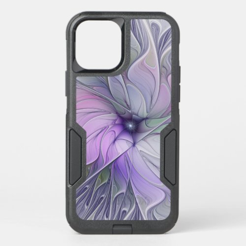 Stunning Beauty Modern Abstract Fractal Art Flower OtterBox Commuter iPhone 12 Case