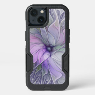 Stunning Beauty Modern Abstract Fractal Art Flower iPhone 13 Case