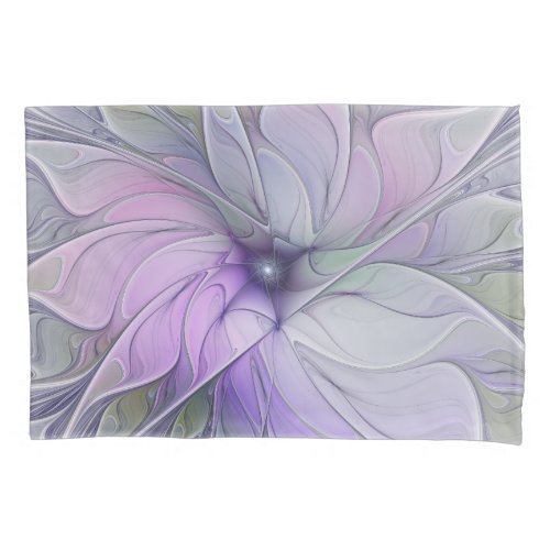 Stunning Beauty Modern Abstract Fractal Art Flower Pillow Case
