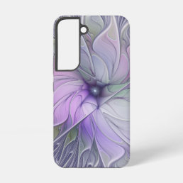 Stunning Beauty Modern Abstract Fractal Art Flower Samsung Galaxy S22 Case
