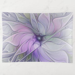Stunning Beauty Modern Abstract Fractal Art Flower Trinket Tray