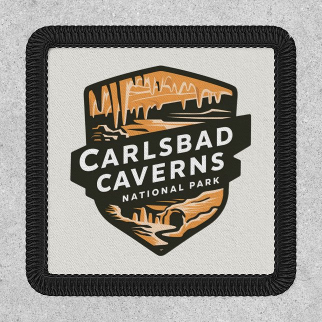 Stunning Beauty of Carlsbad Caverns National Park Patch (Front)