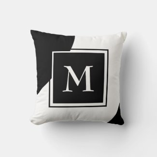 Stunning Black and White Decorative Monogram