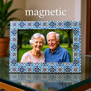 💙 Stunning blue Azulejos Magnetic Frame