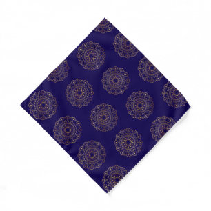 Stunning Blue Color with Unique Design Bandana