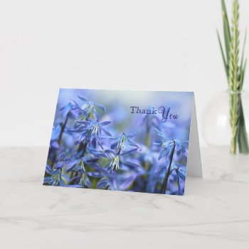 Stunning Bluebell Flowers Thank You by MagnoliaVintage at Zazzle