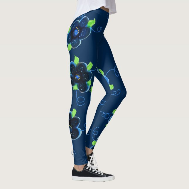 Stunning Blues Leggings (Right)
