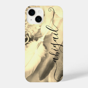 Stunning Boho Bohemian Style Dreamcatcher Feathers iPhone 14 Case