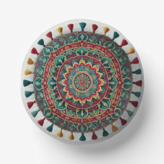 Stunning Boho Mandala Plates – Vibrant & Unique Paper Bowls