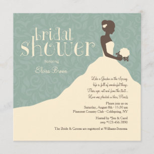 Stunning Bride Shower Invitation