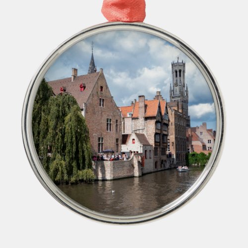 Stunning Bruges _ Belgium Metal Ornament