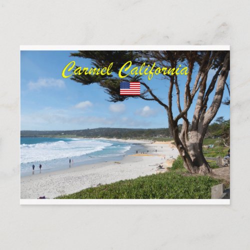 Stunning CARMEL CALIFORNIA USA Postcard