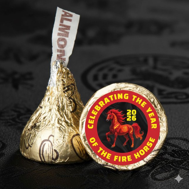 Stunning Chinese Year of the Fire Horse 2026 Hershey®'s Kisses® (Stunning Chinese Year of the Fire Horse 2026 Hershey's Kisses Cover Photo)