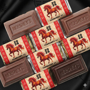 Stunning Chinese Year of the Fire Horse 2026 Hershey's Miniatures