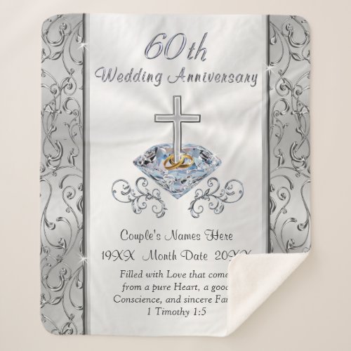 Stunning Christian, 60th Wedding Anniversary Gift