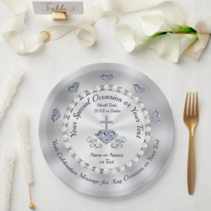 Stunning, Christian Paper Plates, ANY Occasion Plates