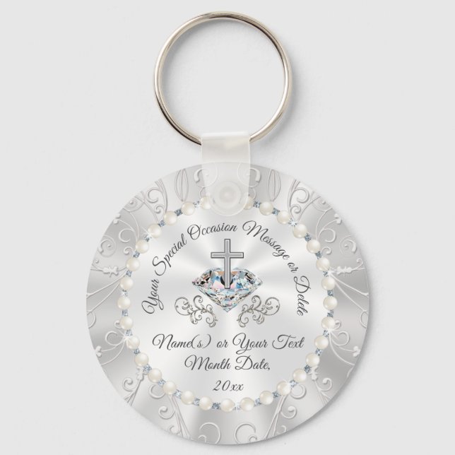 Stunning Christian Party Favors for Any Occasion Keychain (Front)