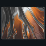 Stunning chrome-orange fractal abstract Decoupage Tissue Paper<br><div class="desc">Stunning chrome-orange fractal abstract</div>