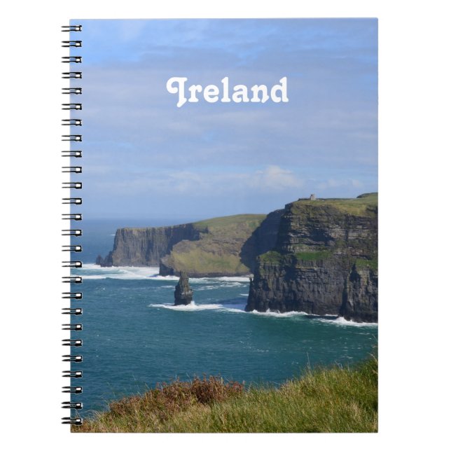 Stunning Cliffs of Moher Notebook (Front)