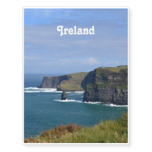 Stunning Cliffs of Moher Temporary Tattoos