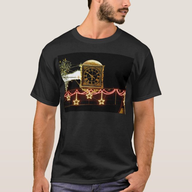 Stunning Clock at Xmas T-Shirt (Front)