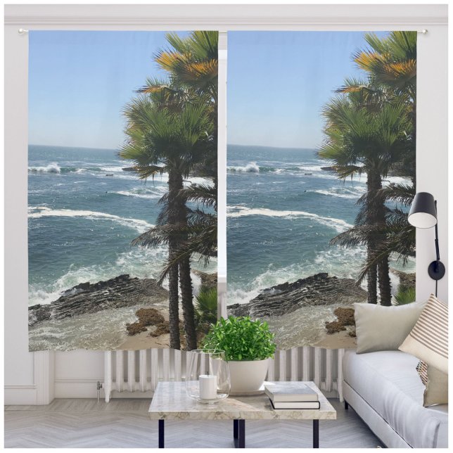 Stunning Coastline Laguna Beach Pacific Ocean Blackout Curtains (Creator Uploaded)