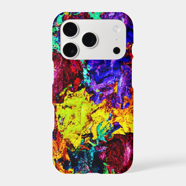 Stunning Colorful Abstract Pattern Iphone Case (Back)