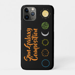 Stunning Design of Sun Galaxy Combination iPhone 11 Pro Case