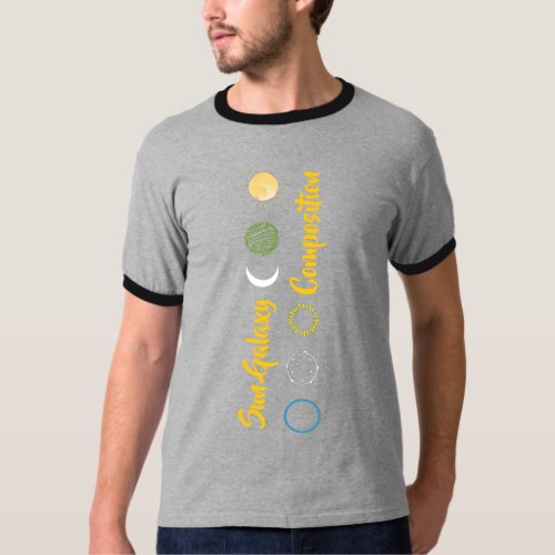 Stunning Design of Sun Galaxy Combination  T_Shirt
