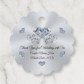 Thank You Ruby Anniversary Party Favors Tags