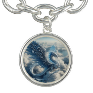 Stunning Dragon Surrounded by Clouds  Bracelet