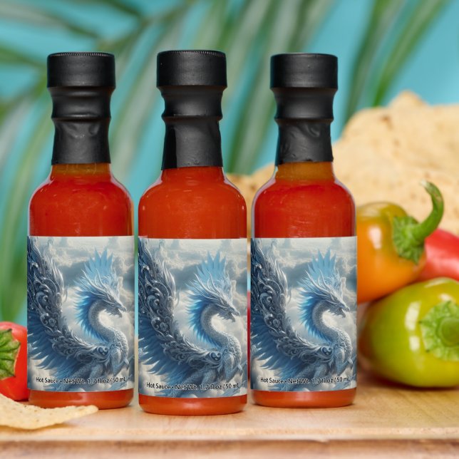 Stunning Dragon Surrounded by Clouds  Hot Sauces (Multi)