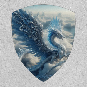 Stunning Dragon Surrounded by Clouds  Patch