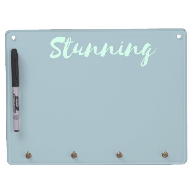 Stunning Dry Erase Board With Keychain Holder (Front)