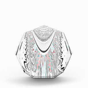 Stunning edgy soft cyan colors vector illustration award