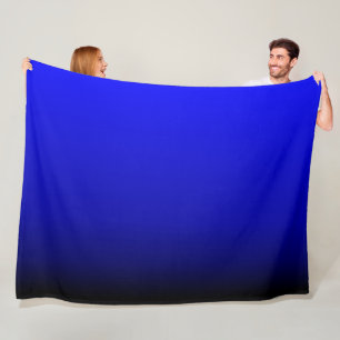 Stunning Electric Blue Fleece Blanket