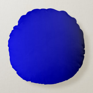 Stunning Electric BLue Round Pillow