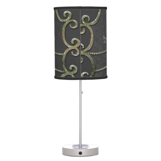 Stunning elegant lotus flower.  table lamp (Back)