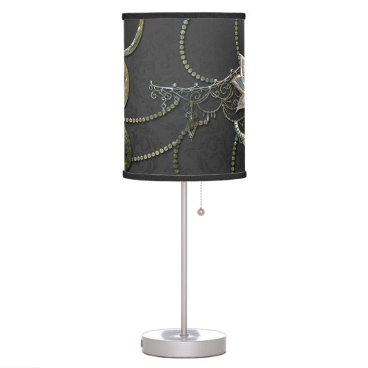 Stunning elegant lotus flower.  table lamp (Left)