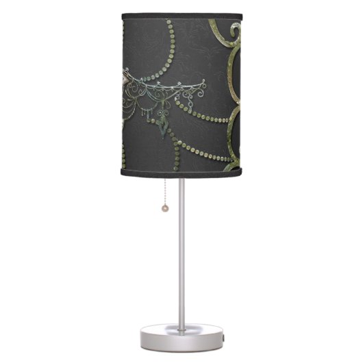 Stunning elegant lotus flower. table lamp (Right)