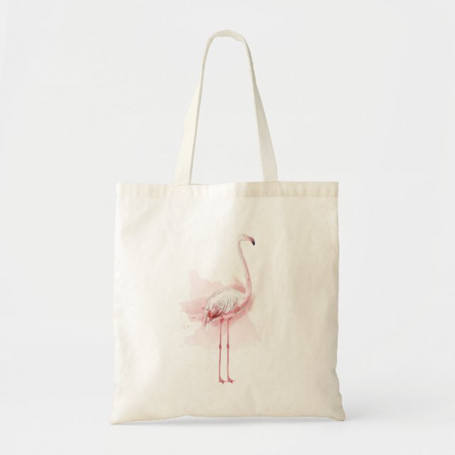 Stunning Flamingo Tote Bag (Front)