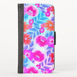 Stunning Floral Decoration iPhone Wallet Case