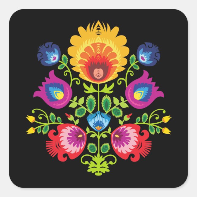 Stunning Folklore  Square Sticker (Front)