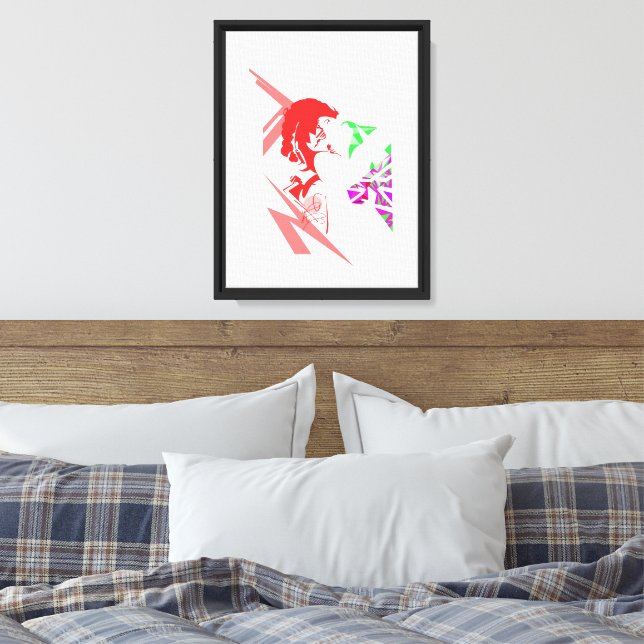 Stunning Framed Photo Art Canvas Print (Insitu(Bedroom))