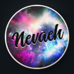 Stunning Galaxy Nebula Purple Blue Custom Name PopSocket<br><div class="desc">Personalize your world with our beautiful galaxy nebula design. Your word or name,  set against a stunning background,  adds a touch of mystery to your style. Designed with ❤ by Zaubershirts,  it's a truly unique and special creation,  just for you!</div>