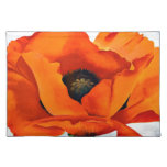 Stunning Georgia O&#39;keeffe Red Poppy Cloth Placemat at Zazzle